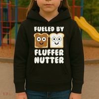 Fueled By Fluffernutter Fluffernutter Kids Hoodie thumb 3