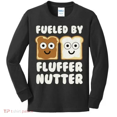 Fueled By Fluffernutter Fluffernutter Kids Long Sleeve Shirt