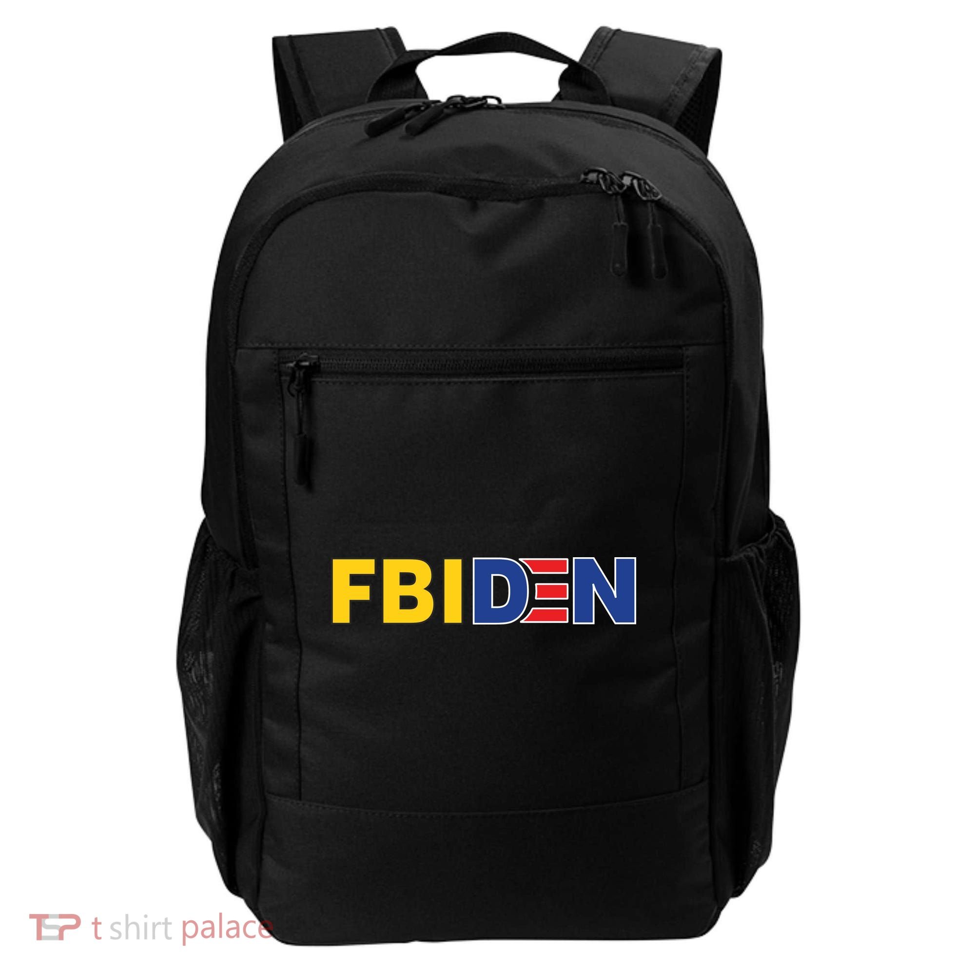 F Biden FBI Fbiden Funny Backpack
