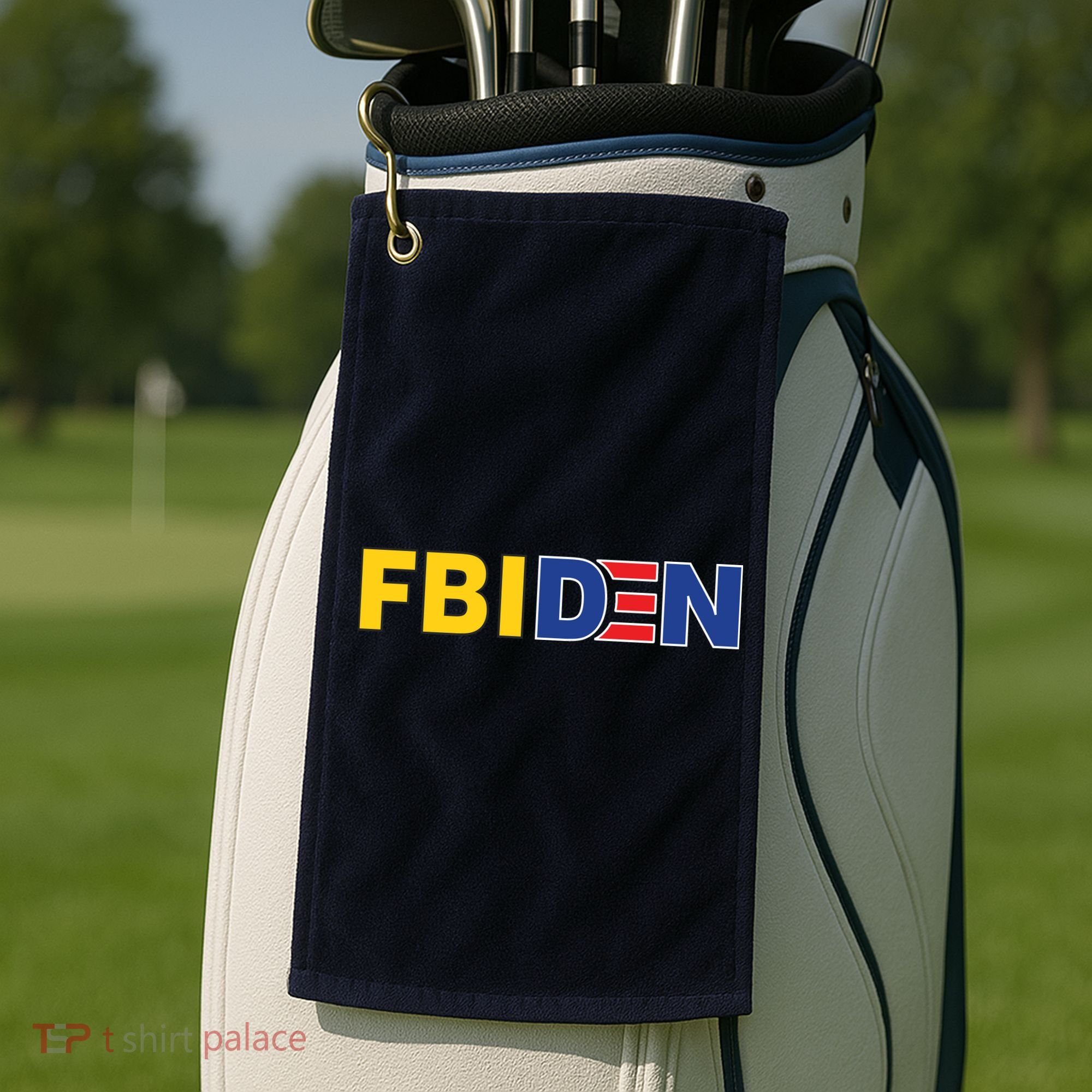 F Biden FBI Fbiden Funny Golf Towel