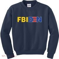 F Biden FBI Fbiden Funny Kids Sweatshirt thumb 0