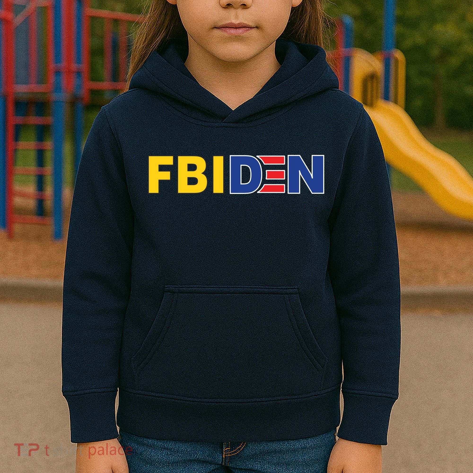 F Biden FBI Fbiden Funny Kids Hoodie