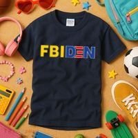 F Biden FBI Fbiden Funny Kids T-Shirt thumb 3