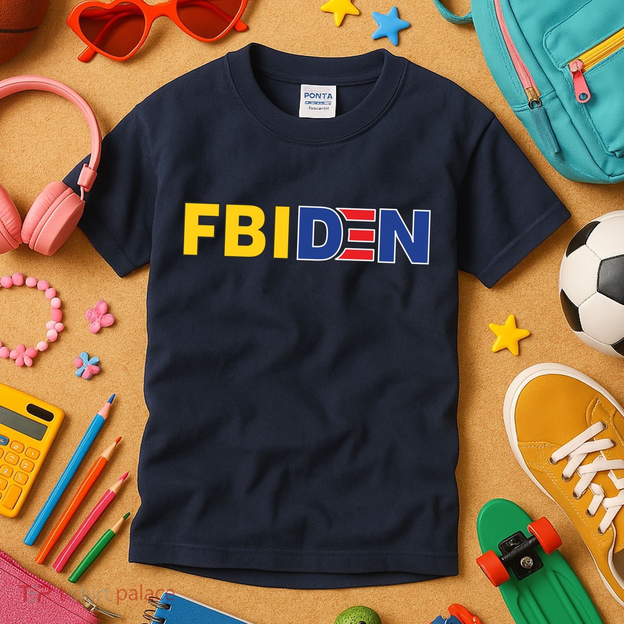F Biden FBI Fbiden Funny Kids T-Shirt