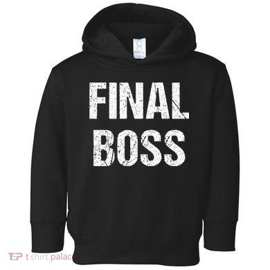Final Boss Toddler Hoodie