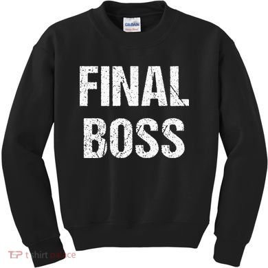 Final Boss Kids Sweatshirt