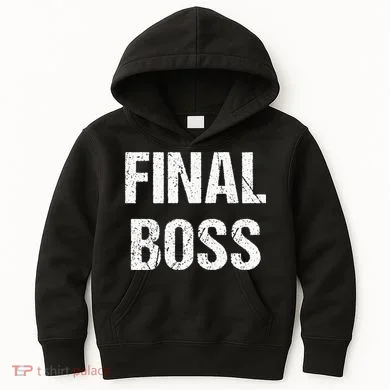 Final Boss Kids Hoodie