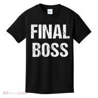 Final Boss Kids T-Shirt thumb 0