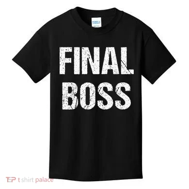 Final Boss Kids T-Shirt