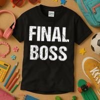 Final Boss Kids T-Shirt thumb 3