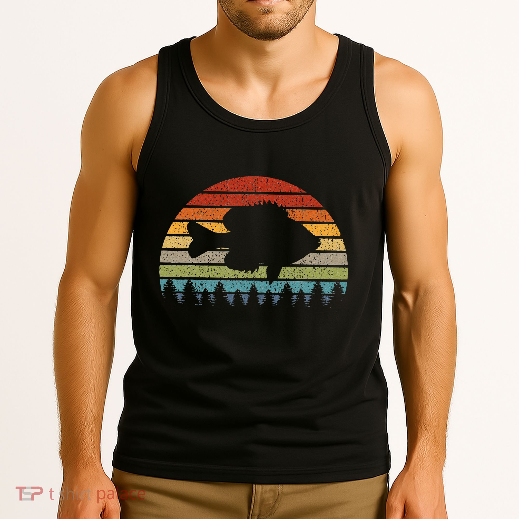 Funny Bream Fishing Pan Fish Sunfish Freshwater Angler Gift Tank Top