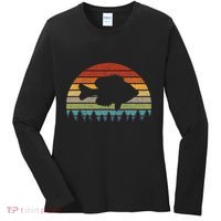 Funny Bream Fishing Pan Fish Sunfish Freshwater Angler Gift Women's Long Sleeve Shirt thumb 0