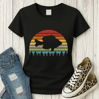 Funny Bream Fishing Pan Fish Sunfish Freshwater Angler Gift Women's T-Shirt thumb 3