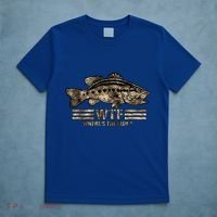 Funny Bass Fishing Camo Wtf Wheres The Fish Gift T-Shirt thumb 5