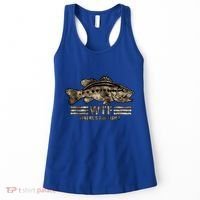 Funny Bass Fishing Camo Wtf Wheres The Fish Gift Women's Tank Top thumb 0