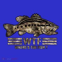 Funny Bass Fishing Camo Wtf Wheres The Fish Gift Women's Tank Top thumb 5
