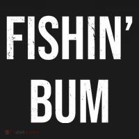 Fishin Bum Funny Fishing Fisherman Baby Bodysuit thumb 2