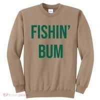Fishin Bum Funny Fishing Fisherman Sweatshirt thumb 0