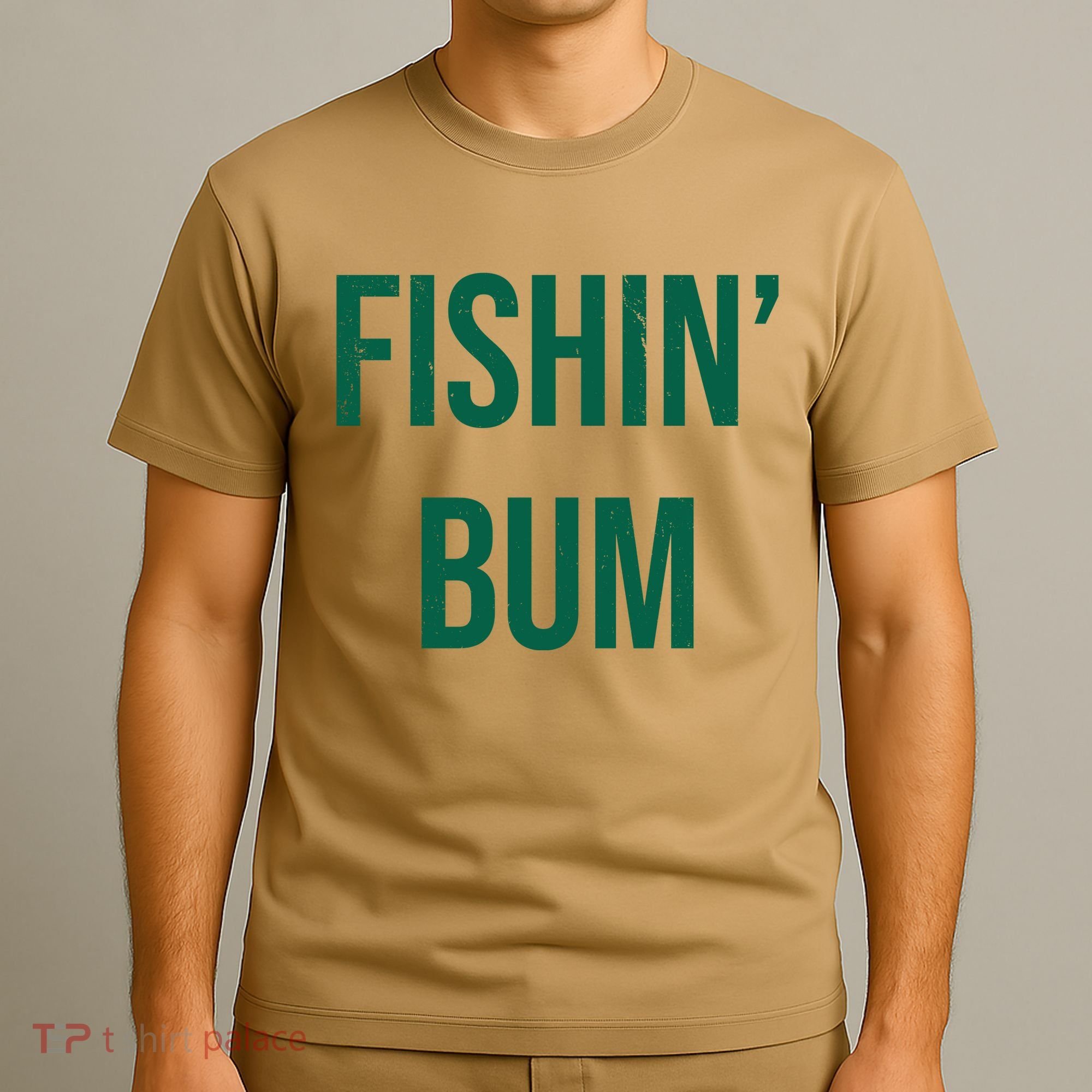 Fishin Bum Funny Fishing Fisherman T-Shirt
