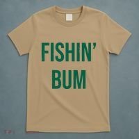 Fishin Bum Funny Fishing Fisherman T-Shirt thumb 5