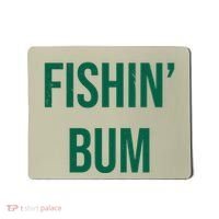 Fishin Bum Funny Fishing Fisherman Mousepad thumb 0