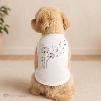 French Bulldog Flower Fly Dandelion Funny Dog Lovers Doggie Tank thumb 2
