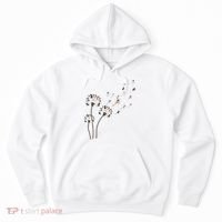French Bulldog Flower Fly Dandelion Funny Dog Lovers Hoodie thumb 0