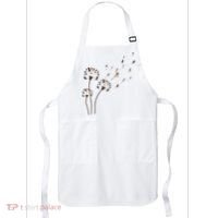 French Bulldog Flower Fly Dandelion Funny Dog Lovers Apron thumb 0