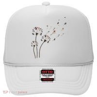 French Bulldog Flower Fly Dandelion Funny Dog Lovers Hat thumb 0