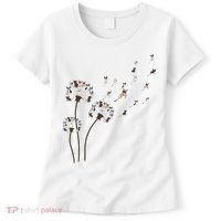 French Bulldog Flower Fly Dandelion Funny Dog Lovers Women's T-Shirt thumb 0