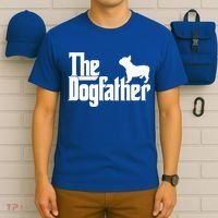 French Bulldog Father Dad Gift The Dogfather Gift Funny Gift T-Shirt thumb 6