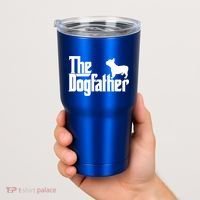 French Bulldog Father Dad Gift The Dogfather Gift Funny Gift Tumbler thumb 2