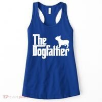 French Bulldog Father Dad Gift The Dogfather Gift Funny Gift Women's Tank Top thumb 0