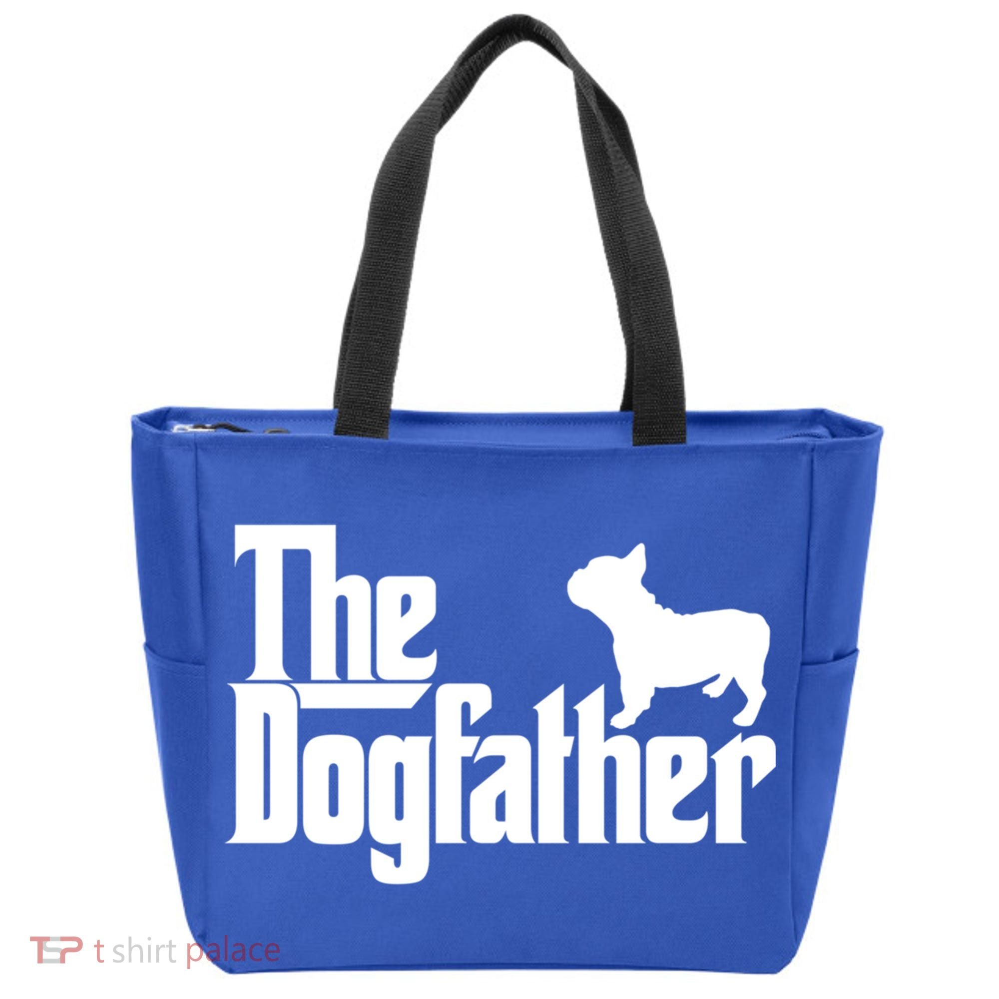 French Bulldog Father Dad Gift The Dogfather Gift Funny Gift Tote Bag
