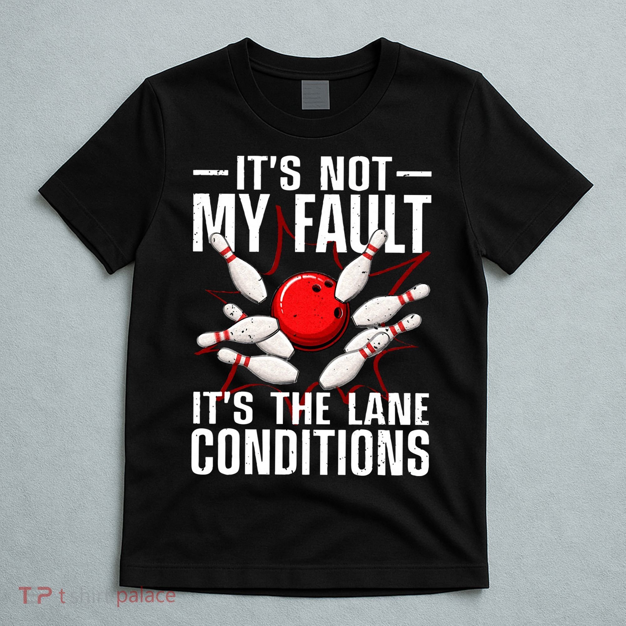 Funny Bowling For Men Women Bowler Team Bowling Lane Spare T-Shirt