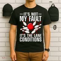 Funny Bowling For Men Women Bowler Team Bowling Lane Spare T-Shirt thumb 6