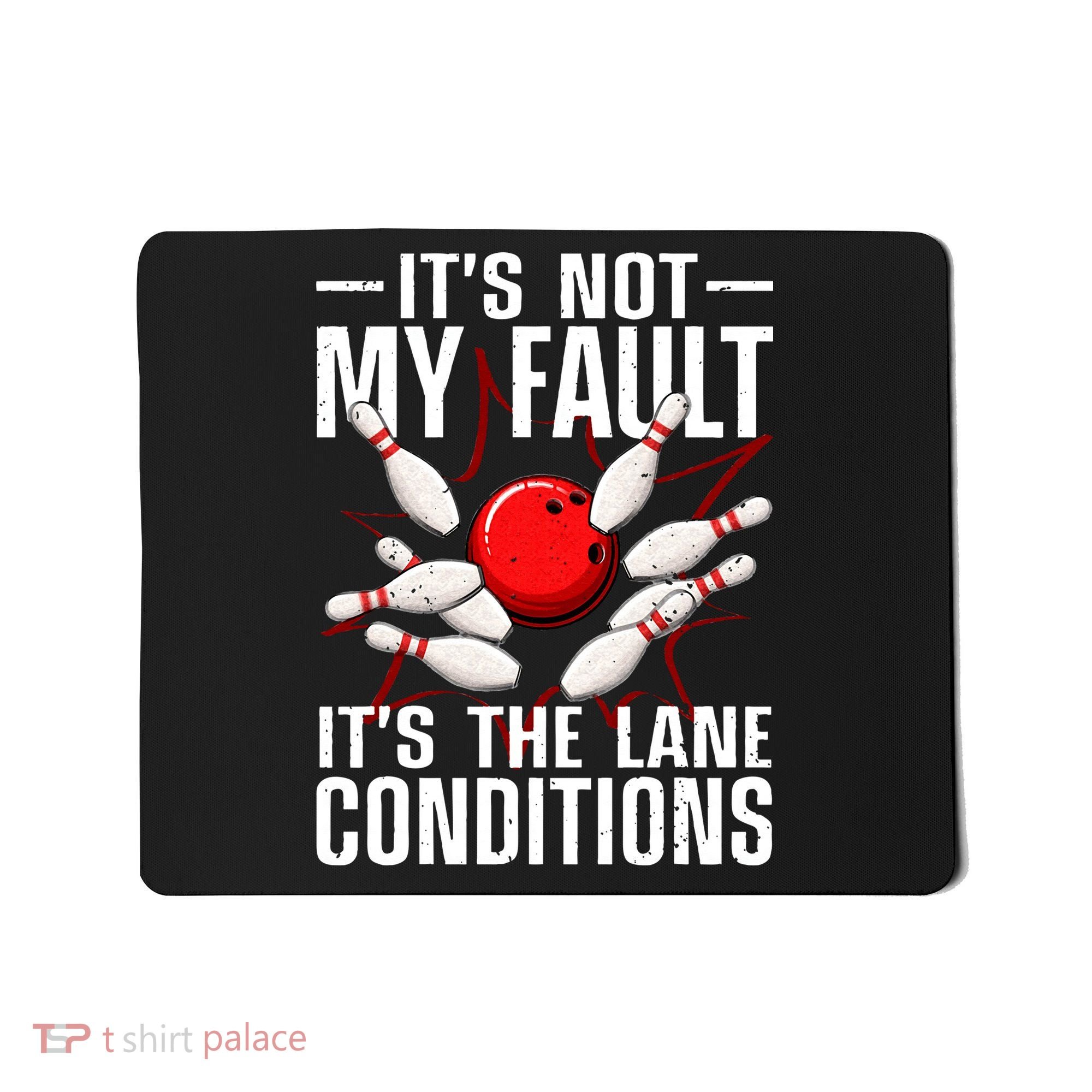 Funny Bowling For Men Women Bowler Team Bowling Lane Spare Mousepad