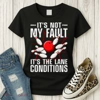Funny Bowling For Men Women Bowler Team Bowling Lane Spare Women's T-Shirt thumb 3