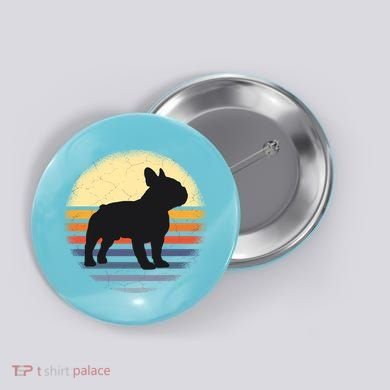 French Bulldog Funny Gift And Cute Gift Button