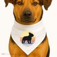 French Bulldog Funny Gift And Cute Gift USA-Made Doggie Bandana thumb 1