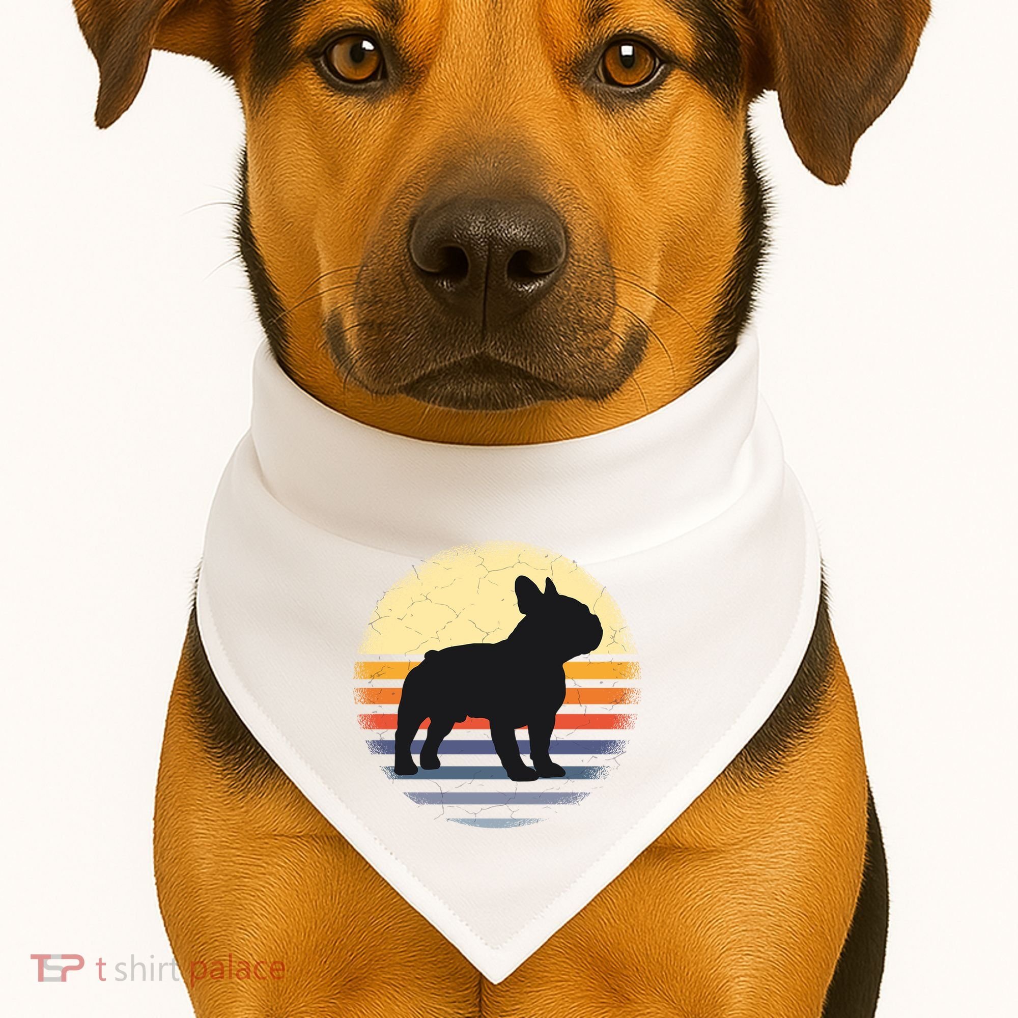 French Bulldog Funny Gift And Cute Gift USA-Made Doggie Bandana