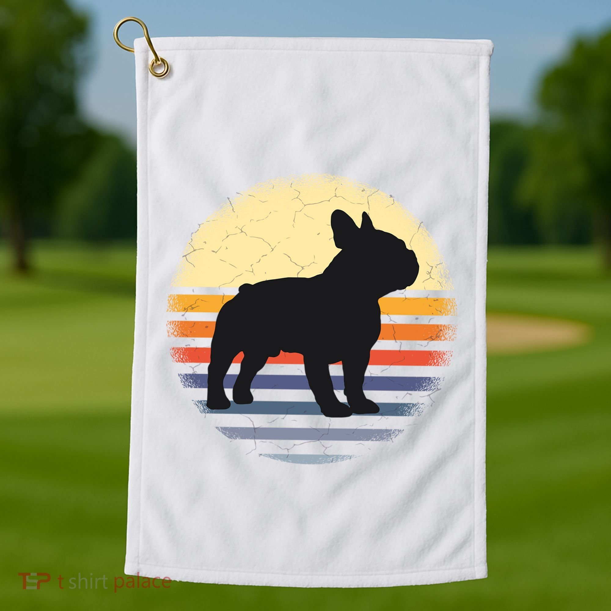 French Bulldog Funny Gift And Cute Gift Golf Towel