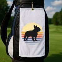 French Bulldog Funny Gift And Cute Gift Golf Towel thumb 2