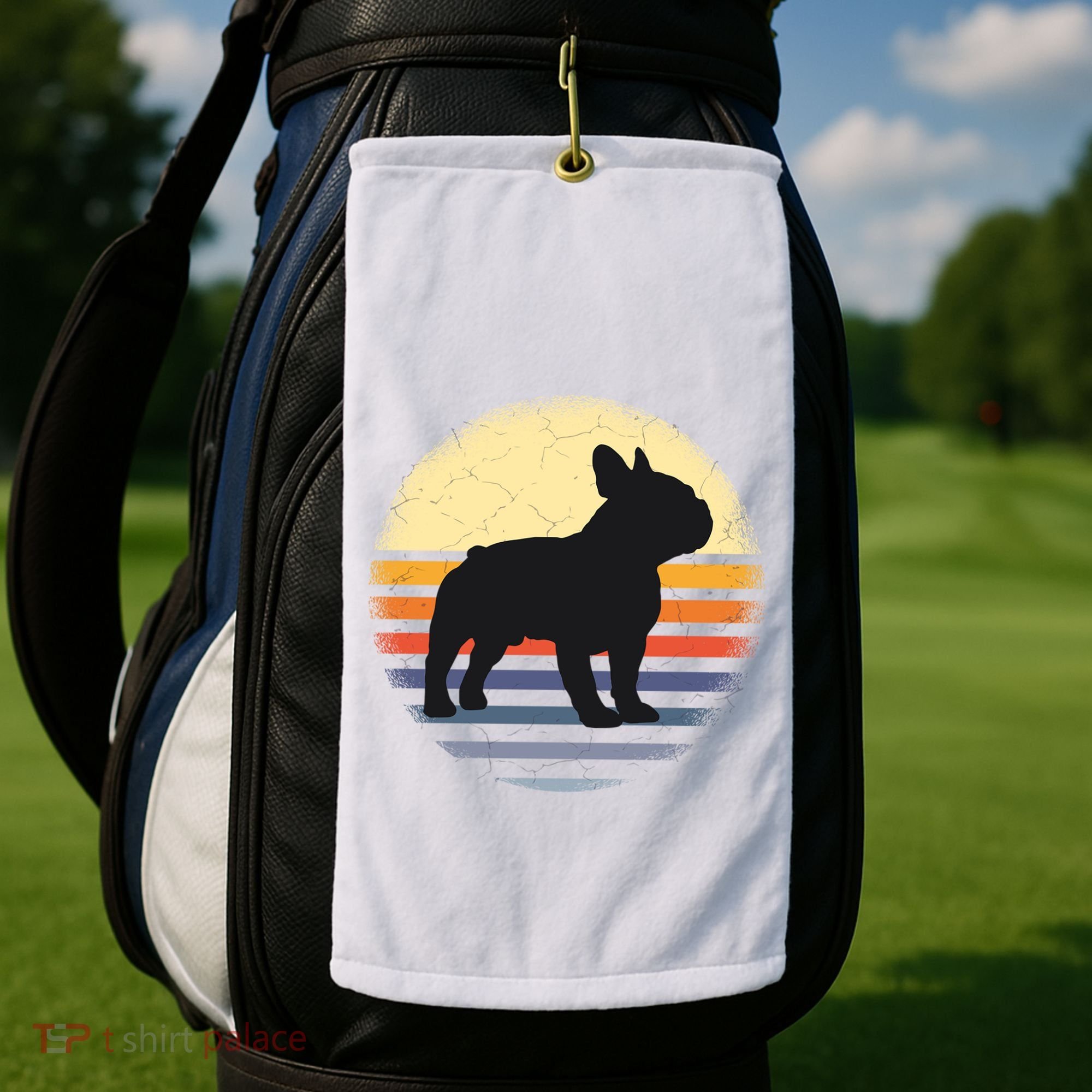 French Bulldog Funny Gift And Cute Gift Golf Towel