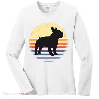 French Bulldog Funny Gift And Cute Gift Women's Long Sleeve Shirt