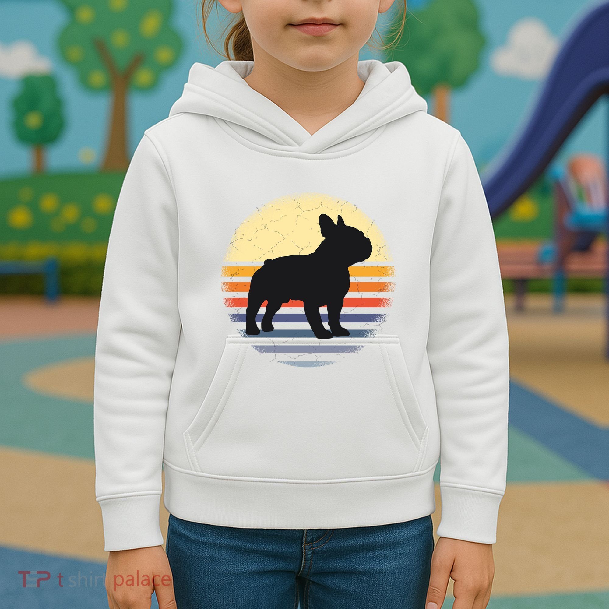 French Bulldog Funny Gift And Cute Gift Kids Hoodie