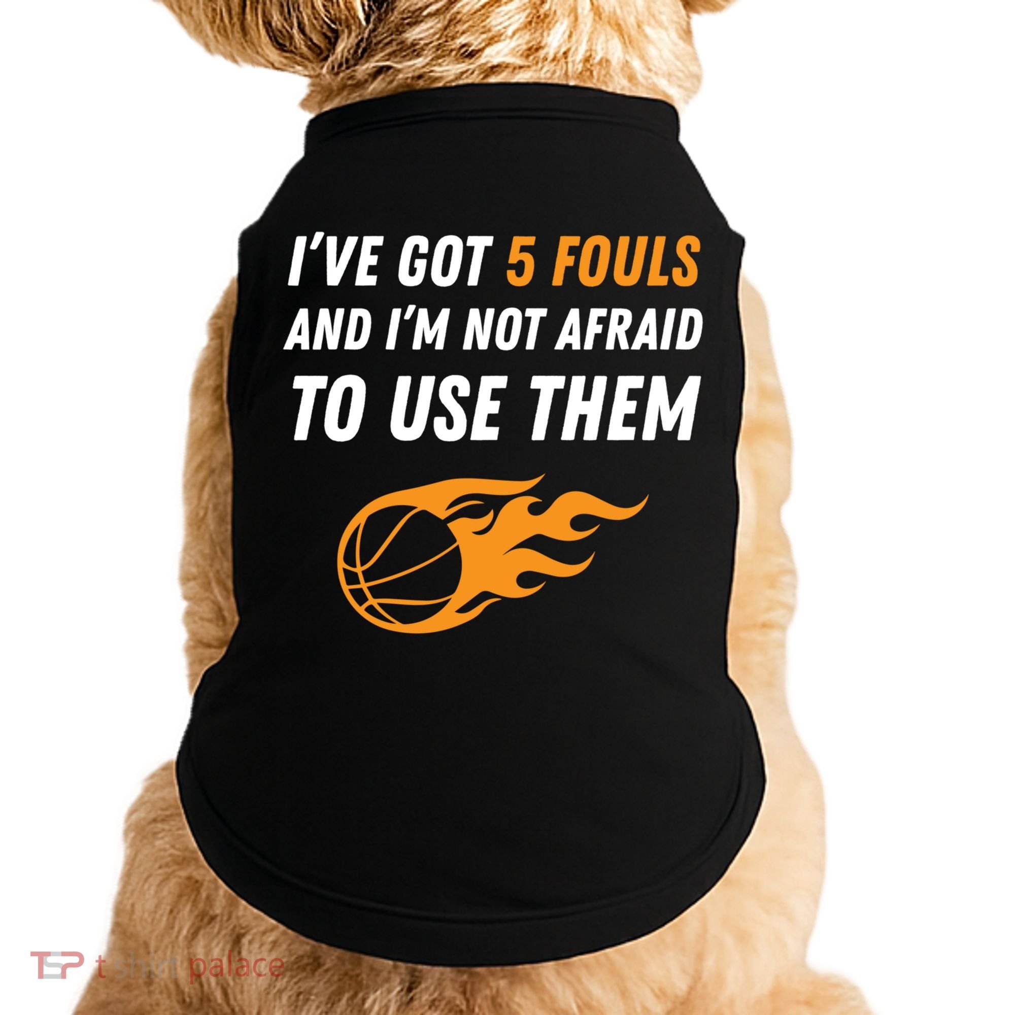 Funny Basketball Funny Gift 5 Fouls Doggie Tank
