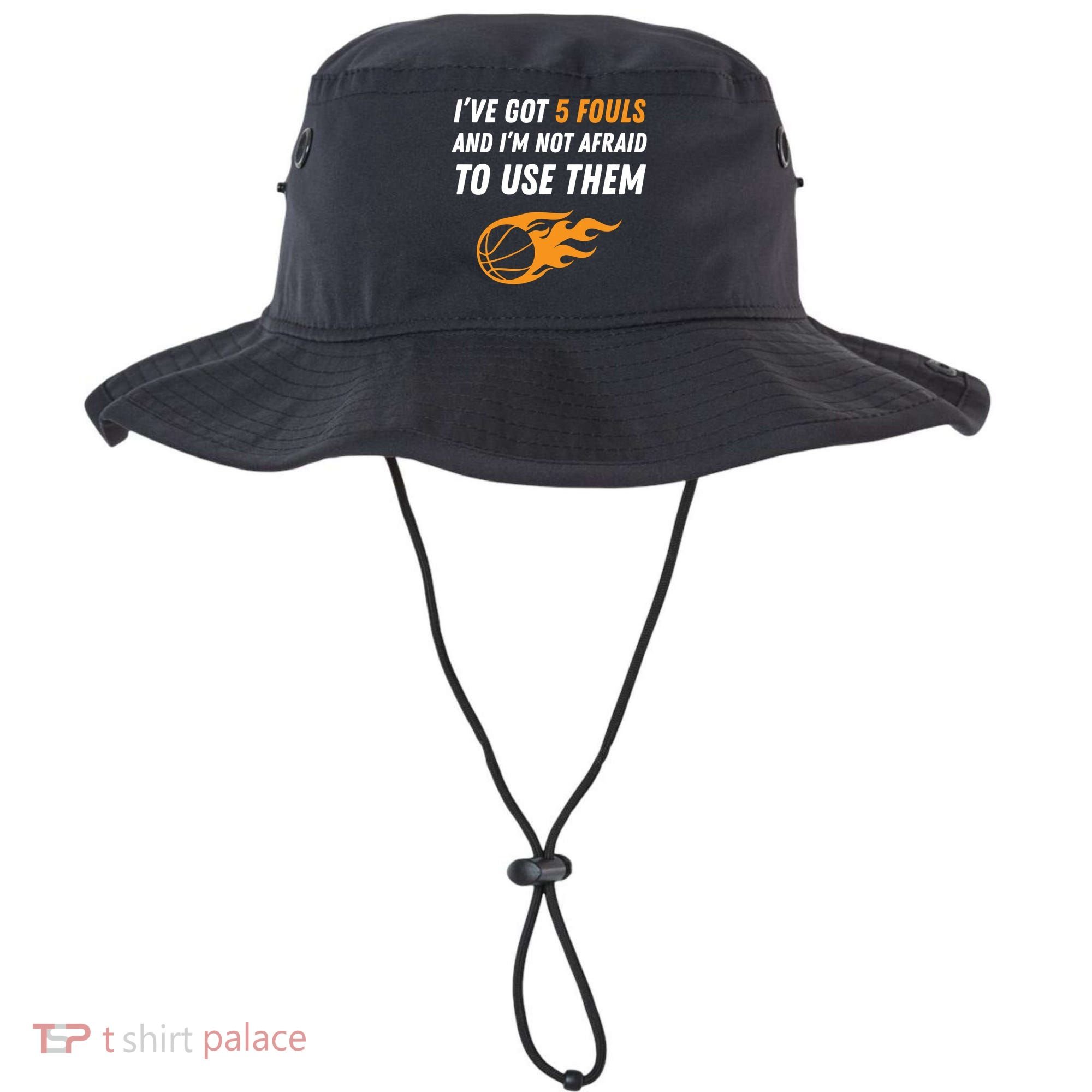 Funny Basketball Funny Gift 5 Fouls Bucket Hat