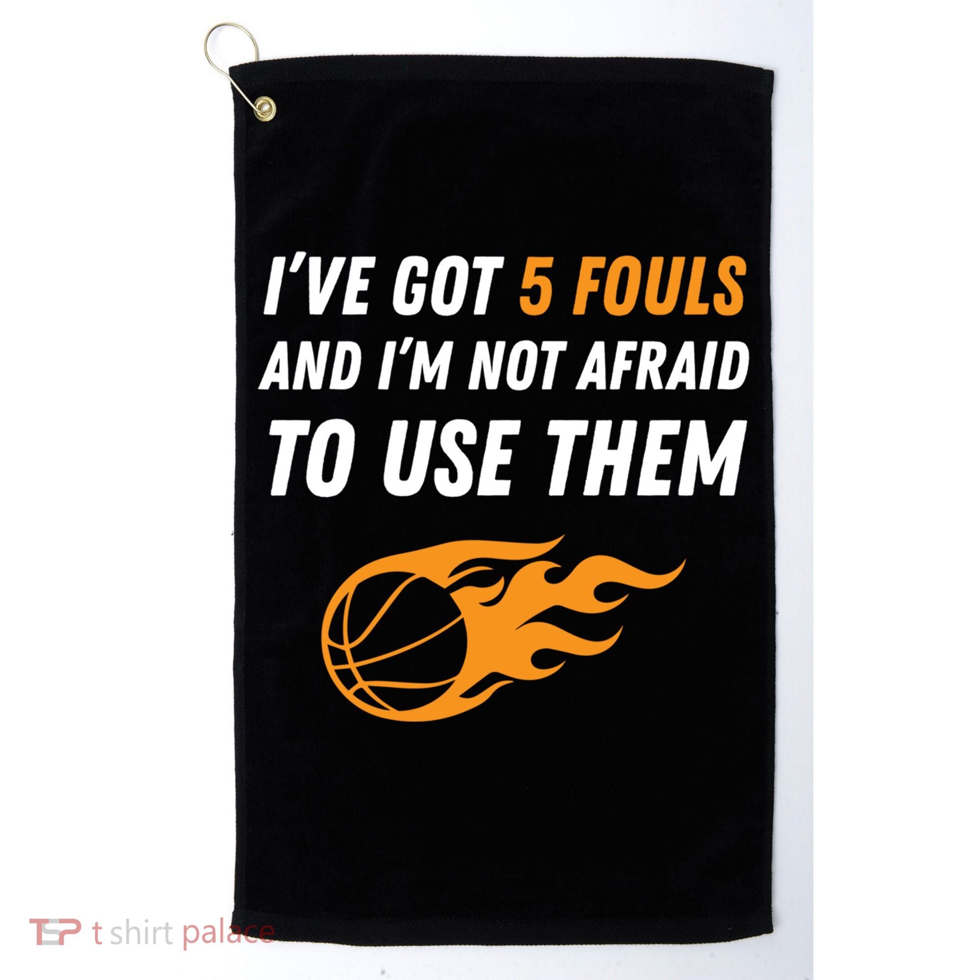 Funny Basketball Funny Gift 5 Fouls Golf Towel