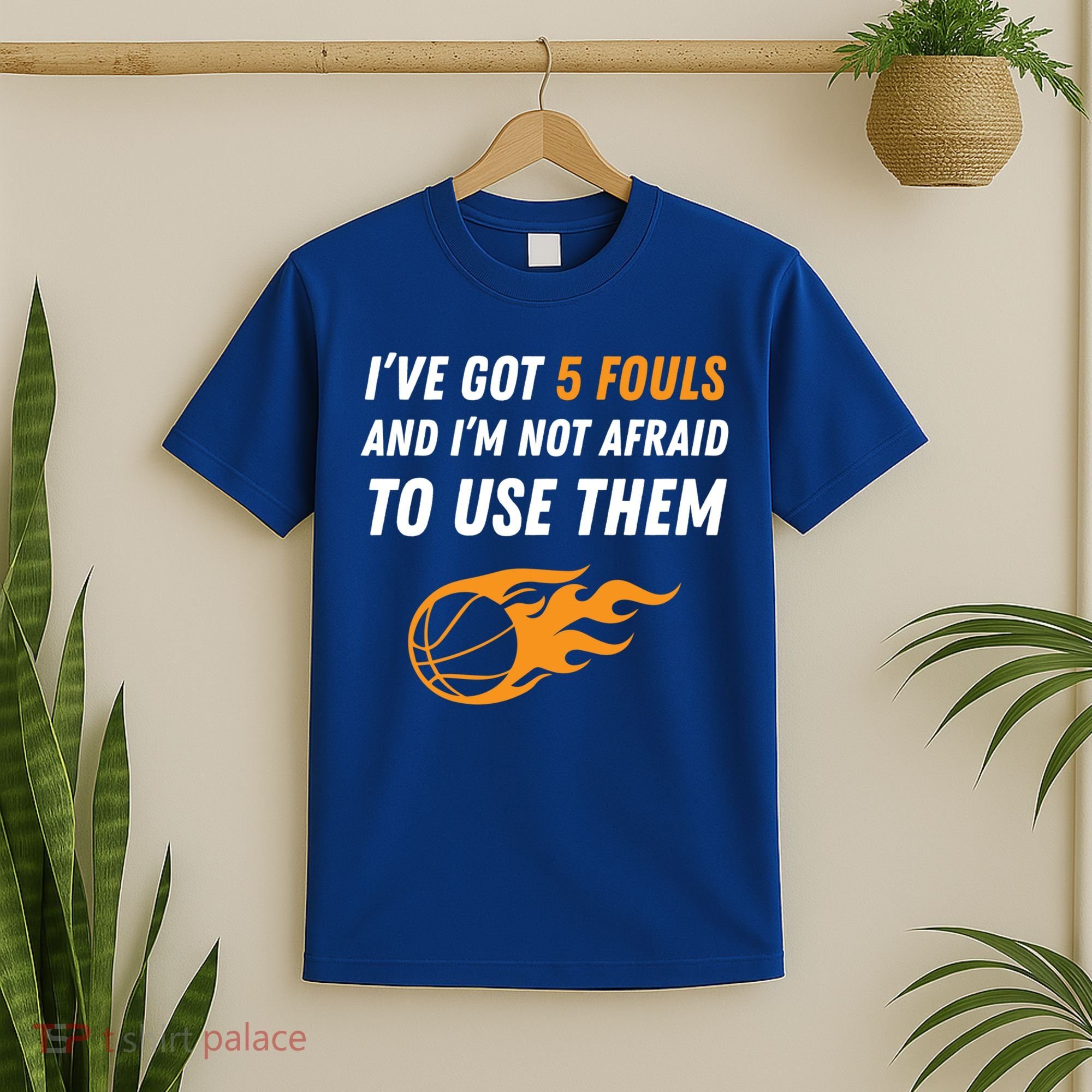 Funny Basketball Funny Gift 5 Fouls T-Shirt